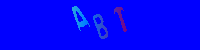Blue Captcha Image